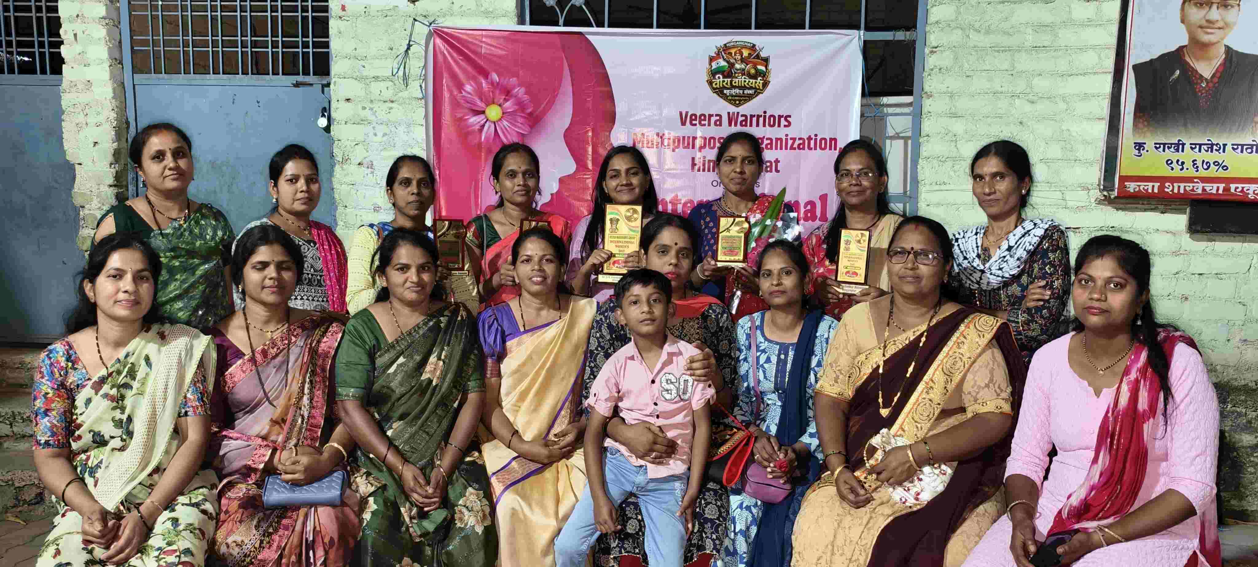 वीरा वॉरियर्स बहुउद्देशीय संस्थेतर्फे जागतिक महिला दिन उत्साहात साजरा